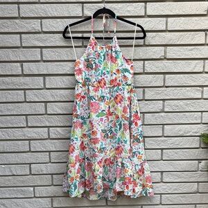 Old Navy Girl Halter Dress in Floral Print Sz XL